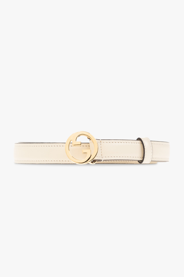 Fake white gucci belt best sale